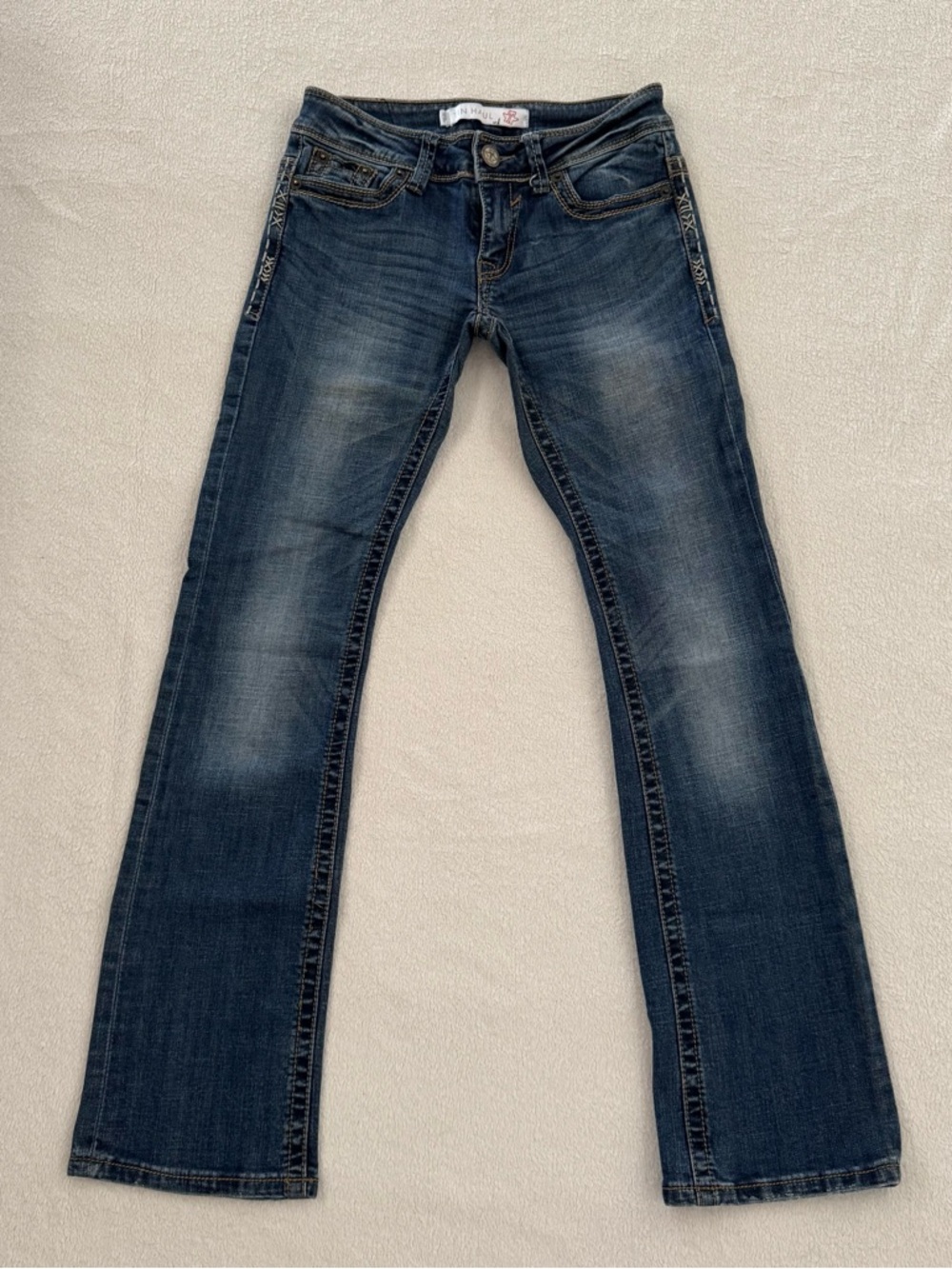 Tin Haul Women's Bootcut Jeans - Dark Blue Wash